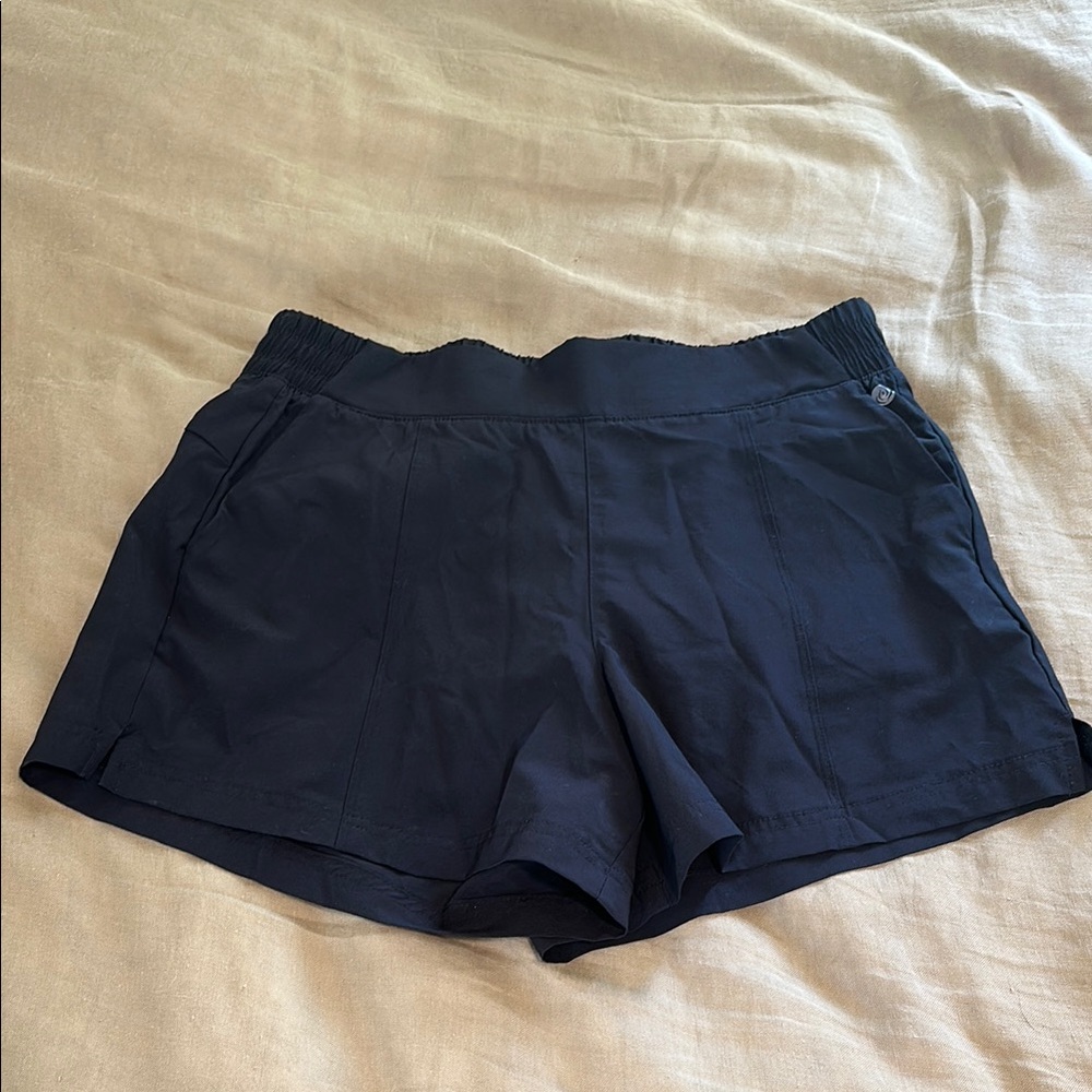 Apana Black Tailored Athletic Shorts